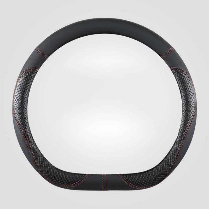 Auto Lenkradbezug für Audi A1 A2 A3 A3 Sportback A4 RS4 S4 A4L A5 8W6, PU Lenkradschoner Anti Rutsch Atmungsaktiv Kratzfeste Abriebfeste Auto Innere Zubehör,D-D Type von GHHVM