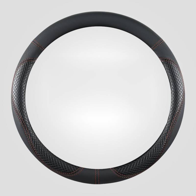 Auto Lenkradbezug für Audi A1 A2 A3 A3 Sportback A4 RS4 S4 A4L A5 8W6, PU Lenkradschoner Anti Rutsch Atmungsaktiv Kratzfeste Abriebfeste Auto Innere Zubehör,D-O Type von GHHVM