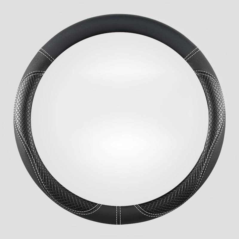 Auto Lenkradbezug für Audi A1 citycarver Q2 Q2L Q2L e-tron Q6 Q6 e-tron, PU Lenkradschoner Anti Rutsch Atmungsaktiv Kratzfeste Abriebfeste Auto Innere Zubehör,C-O Type von GHHVM