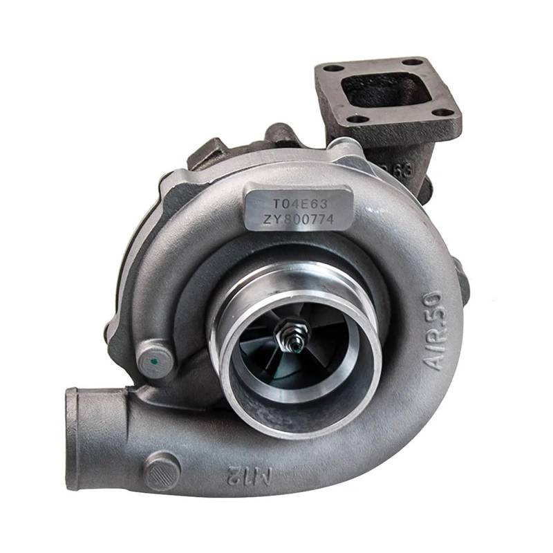 GHIUZ T3/T4 T04E Stufe 3 III Turbolader .63 A/R Turbinenturbo 40 mm Universal-BOV Hochleistungs-Turbolader for verbesserte Motorleistung von GHIUZ