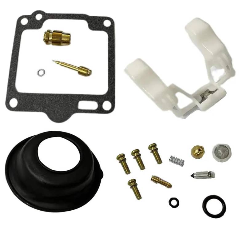2 Sets Vergaser-Reparatursatz, kompatibel mit XV1100 1988–1999 Virago XV 1100, Motorrad-Vergaser-Zubehör, Luftschrauben-Schwimmer von GHJtRs