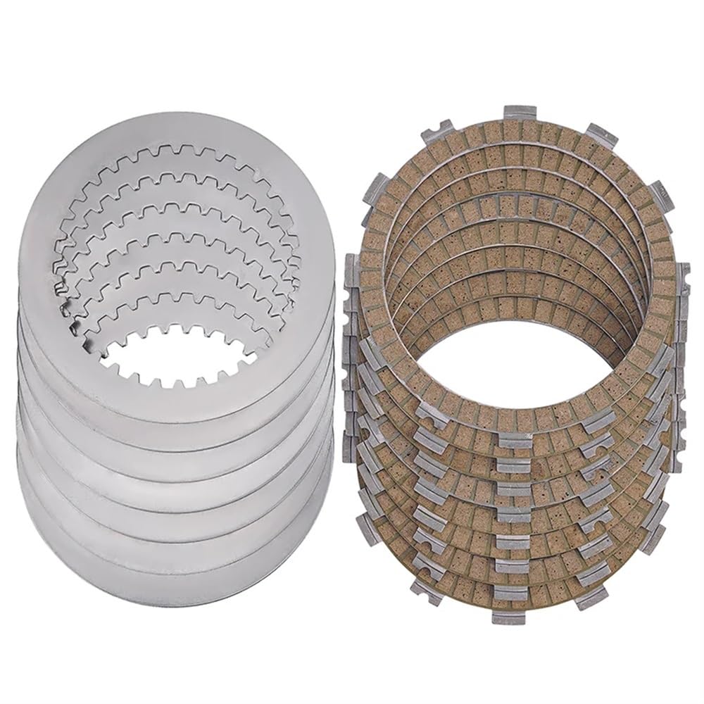 Clutch-Reibungsplatten und Stahlplattenkit kompatibel mit 2008-2018 KX250F KXF 250 KX 250F Motorräder ersetzt OEM 13088-0018 13089-0005(B (PAPER BASED KIT)) von GHJtRs
