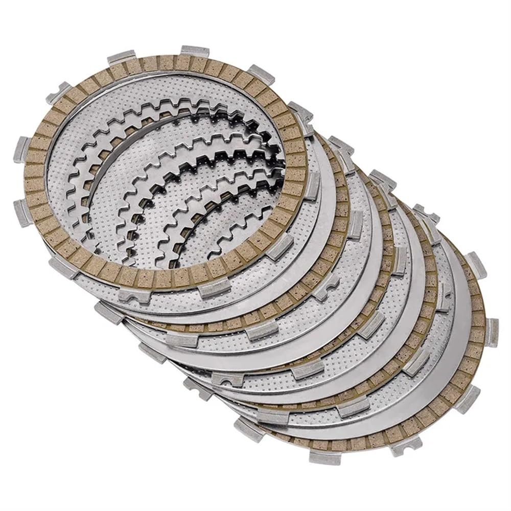 Kompatible Kupplungs Reibungsplatten und Stahlplattenkit Kompatibel mit BJ250 250TR 2011-2013 Ersetzen Sie Teile 13088-1124 13089-013 13089-1073(A-PAPER BASED KIT) von GHJtRs