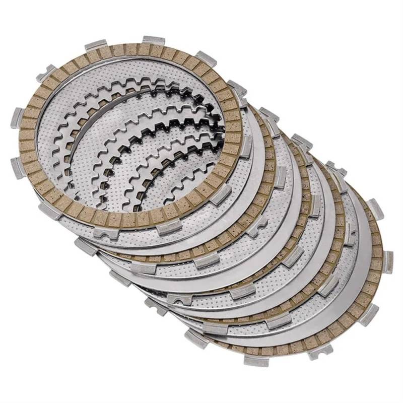 Kompatible Kupplungs Reibungsplatten und Stahlplattenkit Kompatibel mit BJ250 250TR 2011-2013 Ersetzen Sie Teile 13088-1124 13089-013 13089-1073(A-PAPER BASED KIT) von GHJtRs