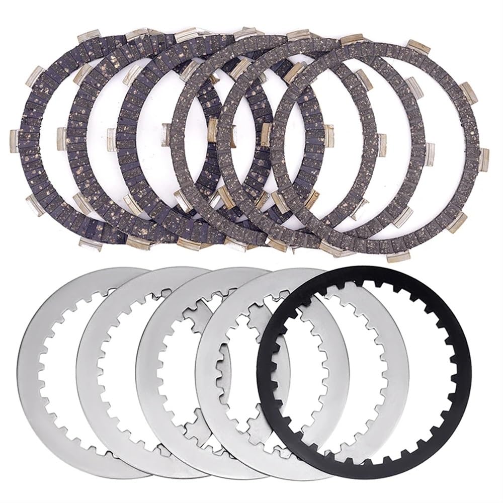Kompatible Kupplungsplatten und Stahl-Reibungsscheiben-Kit Kompatibel mit 450 SR CF400-6 CF 400 450 SR 2022 Motorrad(B) von GHJtRs
