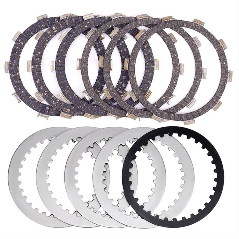 Kompatible Kupplungsplatten und Stahl-Reibungsscheiben-Kit Kompatibel mit 450 SR CF400-6 CF 400 450 SR 2022 Motorrad(B) von GHJtRs