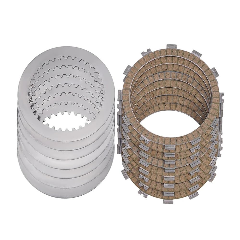 Kupplungs -Reibungsplatten und Stahlplattenkit kompatibel mit KX250F KXF 250 2004 2007 Modelle Teilenummer 13088 0018 13089 013(B (PAPER BASED KIT)) von GHJtRs