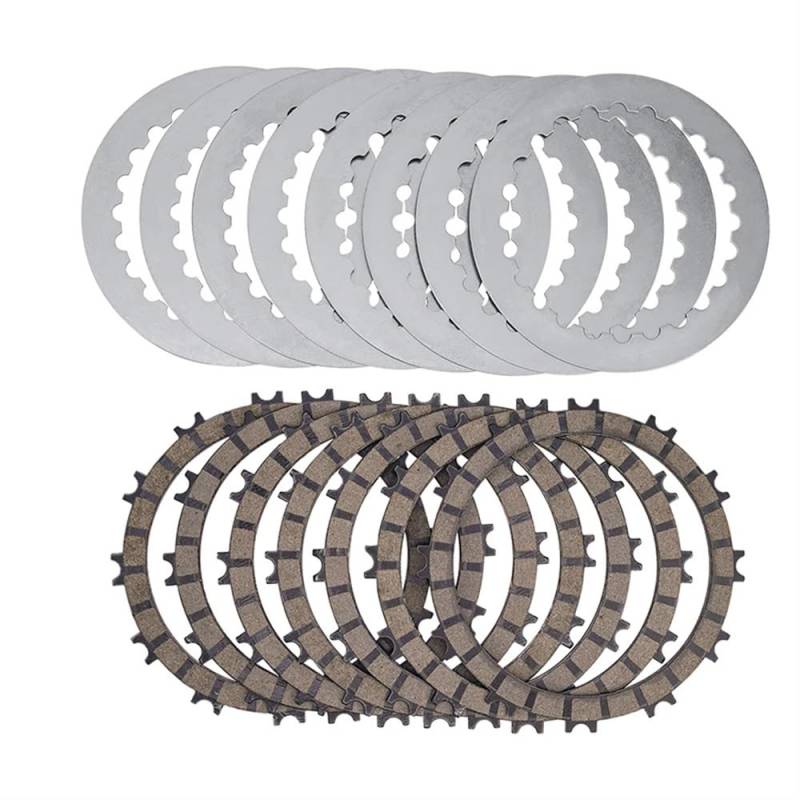 Kupplungsplatten und Stahl-Reibungsscheiben-Kit-Kit kompatibel mit 560 SMR 400 XC-W 450 SX XC XC-G 525 Motorradmotorzubehör(1 STE) von GHJtRs