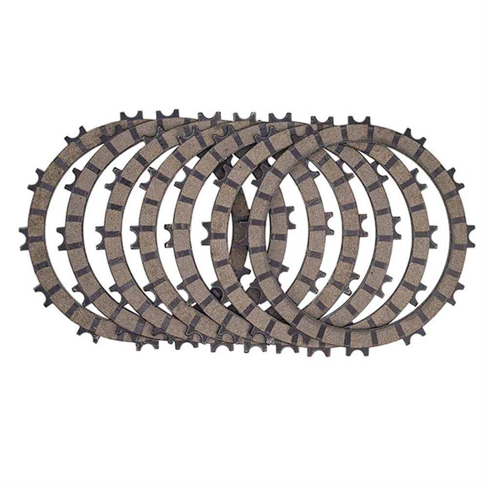 Kupplungsplatten und Stahl-Reibungsscheiben-Kit-Kit kompatibel mit 560 SMR 400 XC-W 450 SX XC XC-G 525 Motorradmotorzubehör(7 PCS CLUTCH PLATES) von GHJtRs