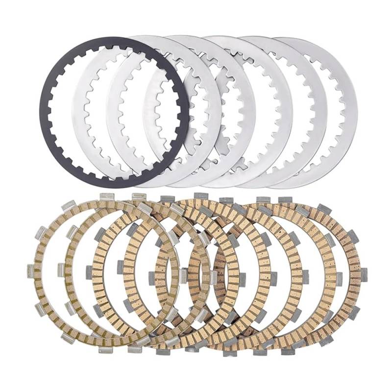 Kupplungsplatten und Stahl -Reibungsscheiben -Kit Kompatibel mit 650 -cm3 -Motorräder kompatibel mit CF400NK CF650NK CF650TR 650TRG MT650 Motormodelle von GHJtRs