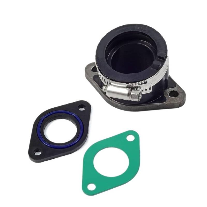 LTF250 2002-2014 2x4 Vergaser-Ansaugkrümmerstiefel & Dichtung-kompatibel mit 13110-05G01 von GHJtRs