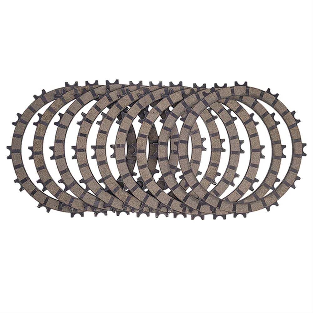 Motorradmotor -Kupplungsplatten und Stahl -Reibungsscheiben -Kit kompatibel mit 610 2004 Modelle Teile Nummern 59032010100 59032011100 79532011000(9 PCS CLUTCH PLATES) von GHJtRs