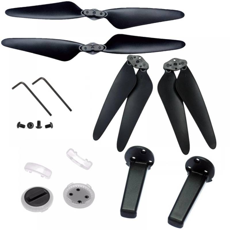 SJ R/C F11Pro Kompatibel Drone Propeller Licht Abdeckung Landing Skids Bein Ersatzteile Kompatibel mit F11 Quadcopter Zubehör(SETA) von GHJtRs