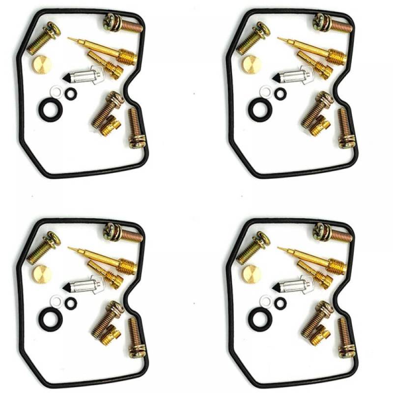 Vergaser-Reparatursatz, kompatibel mit GT550 KZ550 GTR1000 ZGT00A ZGT00 GT KZ GTR 550 1000 G, inklusive Nadelventildichtung, Luftschraube von GHJtRs