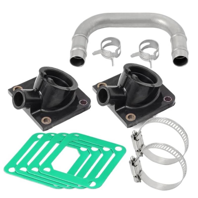 YFZ350 ATV-Ansaugkrümmerstiefel und Crossover-Rohr-Kit 1987-2006 29L-14465-00 31K-13565-01-00 von GHJtRs