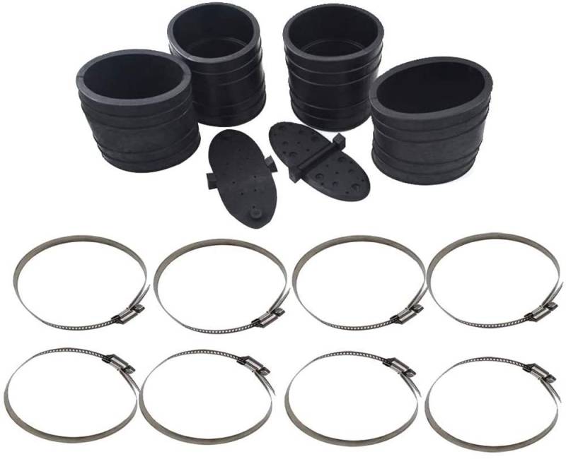 GHmarine Auspuff-Y-Rohr-Kit 807166A1 Schlauchbalg 32-14358T 32-44348T kompatibel mit Mercruiser 1998 & Up von GHmarine