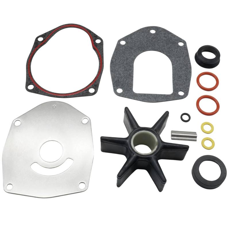 GHmarine 8M0100526 Wasserpumpen-Laufrad-Kit für Mercury MerCruiser Alpha One Gen 2 35-300 PS Außenborder 47-43026Q06 47-8M0100526 von GHmarine