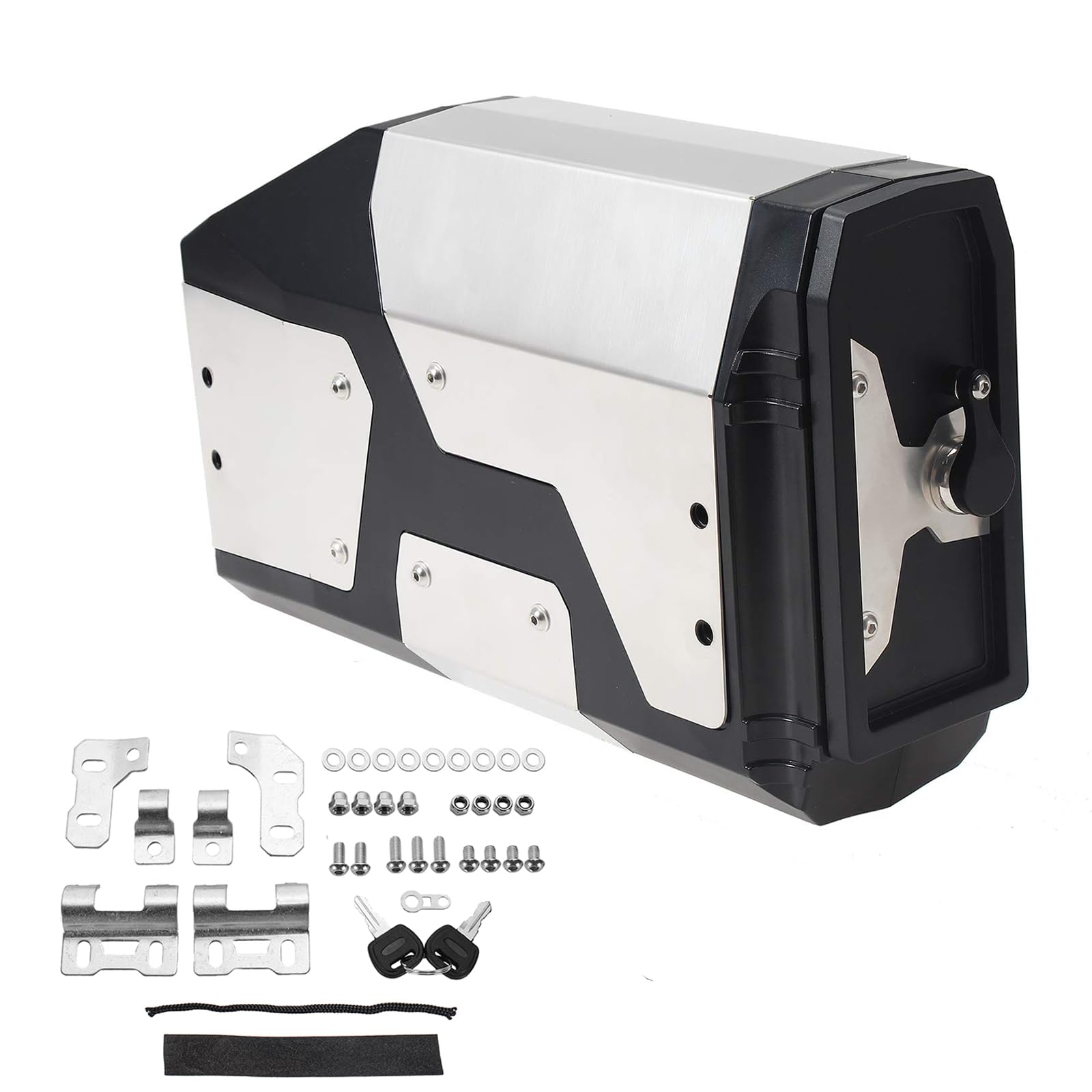 GIDIBII Motorrad Werkzeugkasten Linke Seitenhalterung Edelstahl Werkzeug Boxen Kompatibel mit BMW R1250GS R1200GS LC ADV. F850GS F750GS GIDIBII Motorrad Werkzeugkasten Linke Seitenhalterung Edelstahl Werkzeug Boxen Kompatibel mit BMW R1250GS R1200GS LC ADV. F850GS F750GS von GIDIBII
