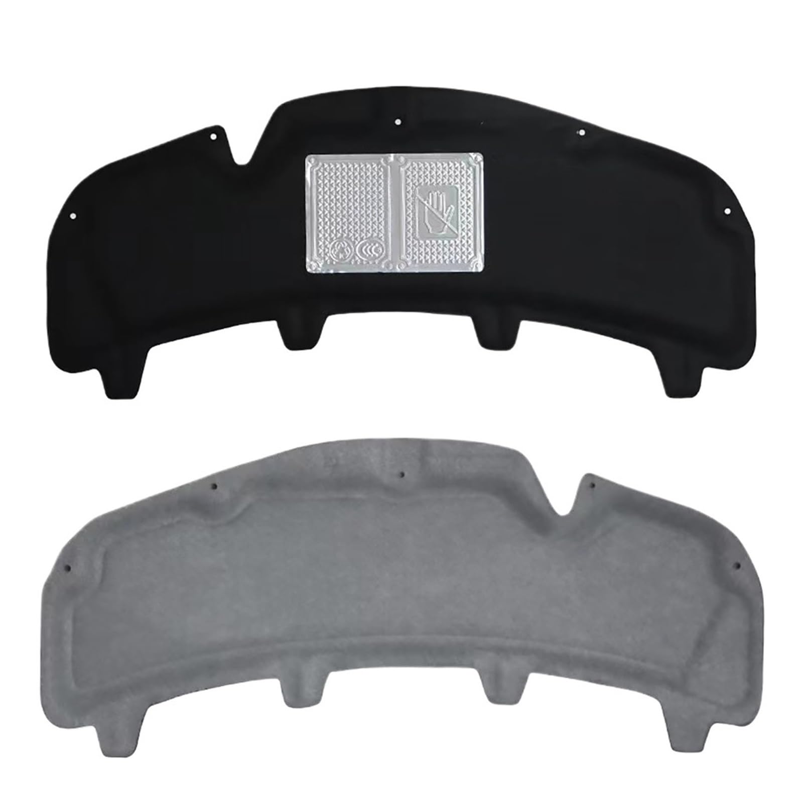 GIGIROM Auto Motorhaube Schallschutz Kosmetik-Tupfer für die Stadt 2008-2019 Alufolie Thermomatte (Size : For 2015-2019) von GIGIROM