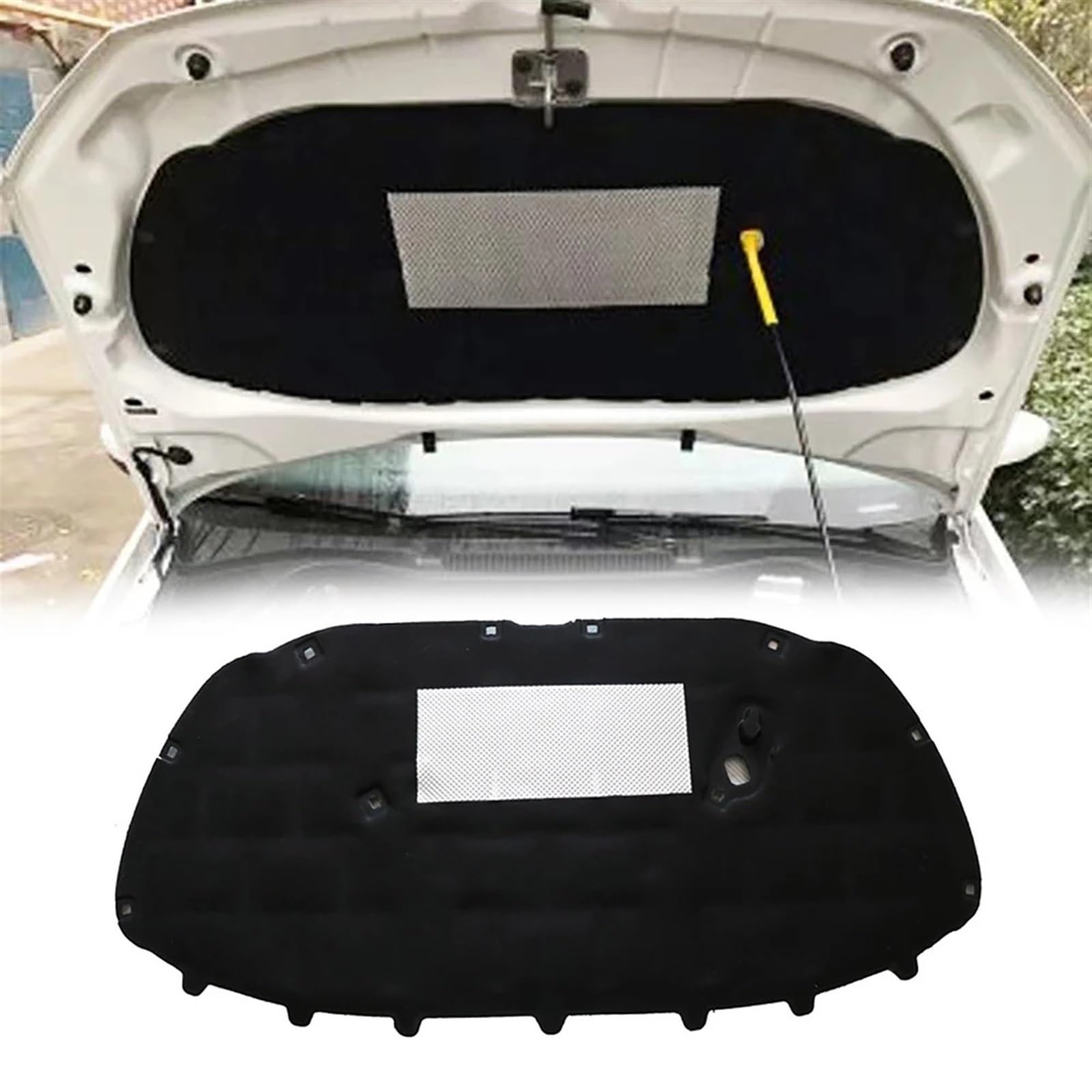 GIGIROM Für VW, Polo 2011–2019, Fronthaube, Motorschalldämmung, Baumwolle, schalldichte Abdeckung, Wärmedämmung, Matte GIGIROM Für VW, Polo 2011–2019, Fronthaube, Motorschalldämmung, Baumwolle, schalldichte Abdeckung, Wärmedämmung, Matte von GIGIROM