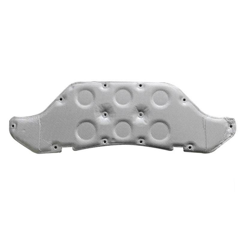 GIGIROM Isolationstupfer Motorhaube, für GLA H247 2020, Schallschutzmatte Schaumstoff Baumwolle mit Schnalle (Size : Silver) von GIGIROM
