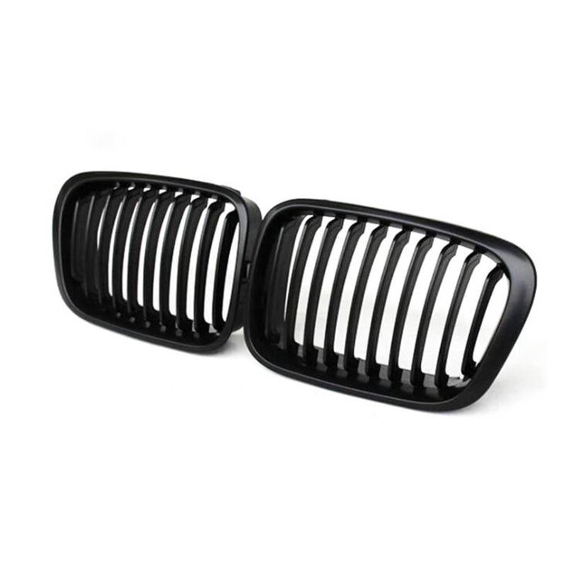 Glänzend schwarzer Front-Nierengrill im Lamellen-Stil for BMW E46 4-Türer 1998 1999 2000 2001 Auto-Styling(Matt Black) von GKALSUEGE