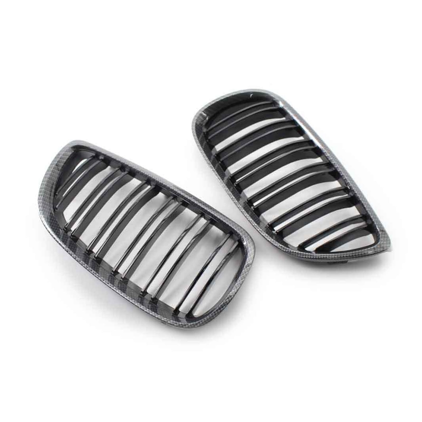 Halbkarbonfaser-Farbe, vordere Nierenlamellen, Sportgrill, Schwarz, kompatibel mit BMW E92 E93 M3 2006 2007 2008 2009, 3er-Serie, 2-türiges Coupé Halbkarbonfaser-Farbe, vordere Nierenlamellen, Sportgrill, Schwarz, kompatibel mit BMW E92 E93 M3 2006 2007 2008 2009, 3er-Serie, 2-türiges Coupé von GKALSUEGE