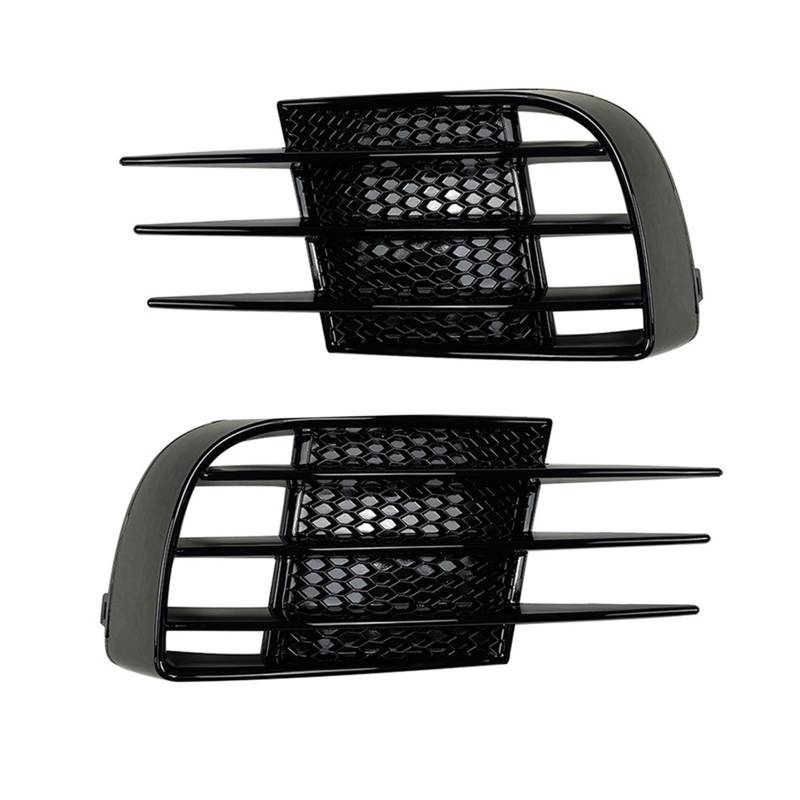 Kompatibel mit VW Golf 6 MK6 VI GTI GTD Lack ABS Nebelscheinwerfer Schatten Nebelscheinwerfer Kühlergrill Hauben Augenbrauen Auge Wind Messer Abdeckung Trim von GKALSUEGE