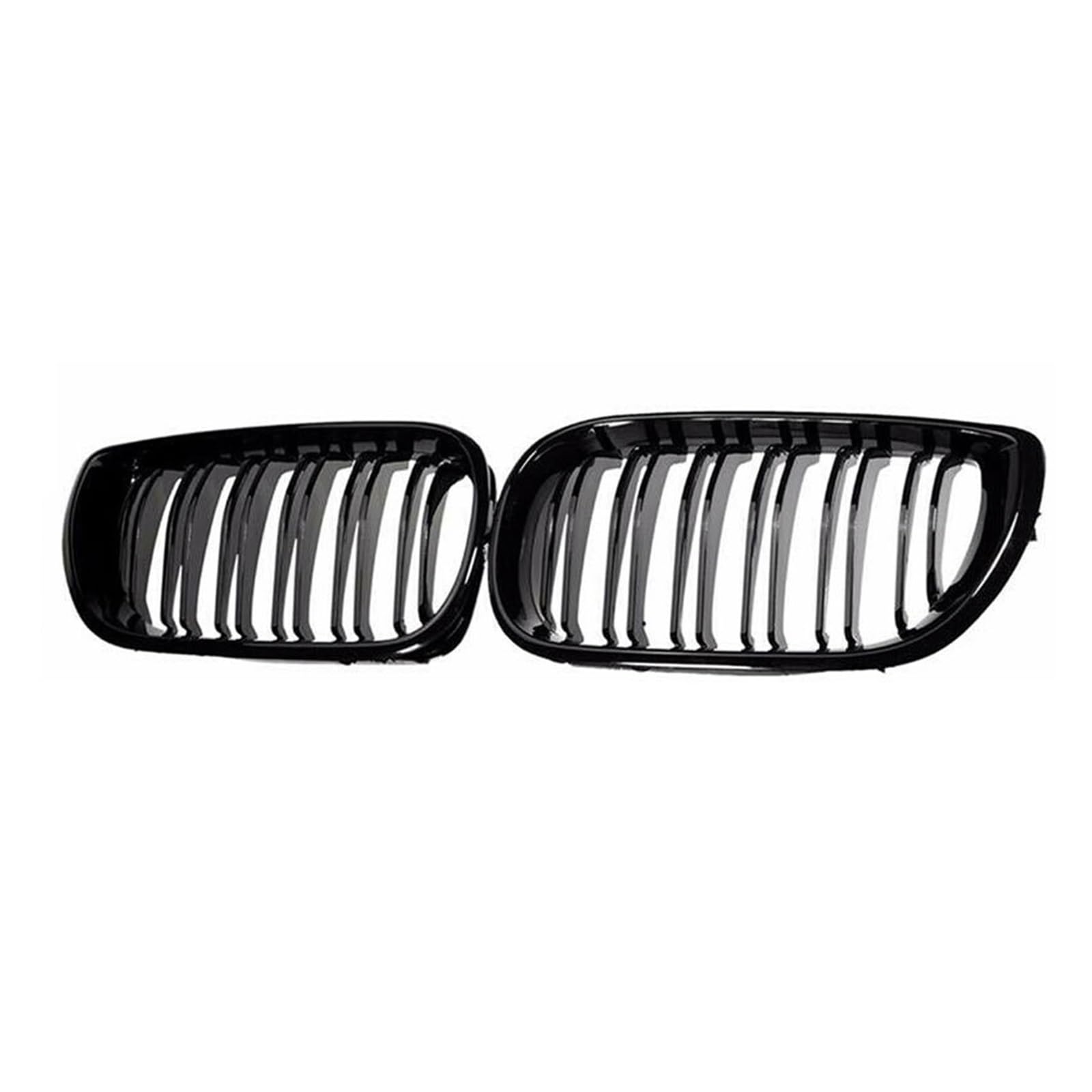 Kühlergrill for die Motorhaube, vorne in der Mitte, Leuchtend schwarz, breit, kompatibel mit BMW E46 Limousine, 4 Türen, 3er-Serie 2002, 2003, 2004, 2005, 320i, 325Xi, 330Xi(C) von GKALSUEGE