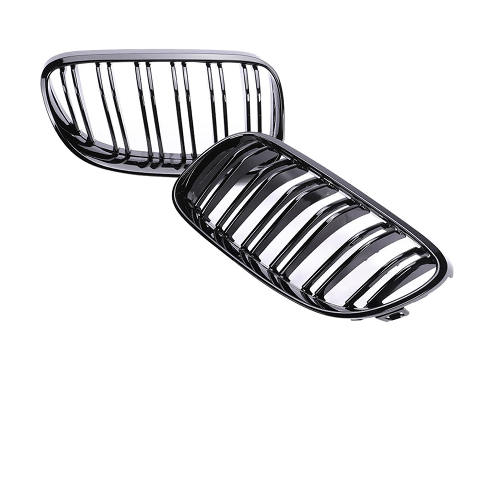 M Sport Nierengrill for die untere Frontstoßstange, Karbonfaser, M-Tri-Farbe, M3-Grills, kompatibel mit BMW 3er-Reihe E92 E93 LCI 2010 2011 2012 2013(Dual Gloss Black) von GKALSUEGE