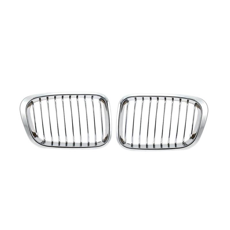 Rhyming Nierengrill, Kühlergrill for die vordere Stoßstange, passend for 3er-Serie BMW E46 Limousine 325i 330i 323i 1998–2002, Autozubehör(Kidney Grille 1) von GKALSUEGE
