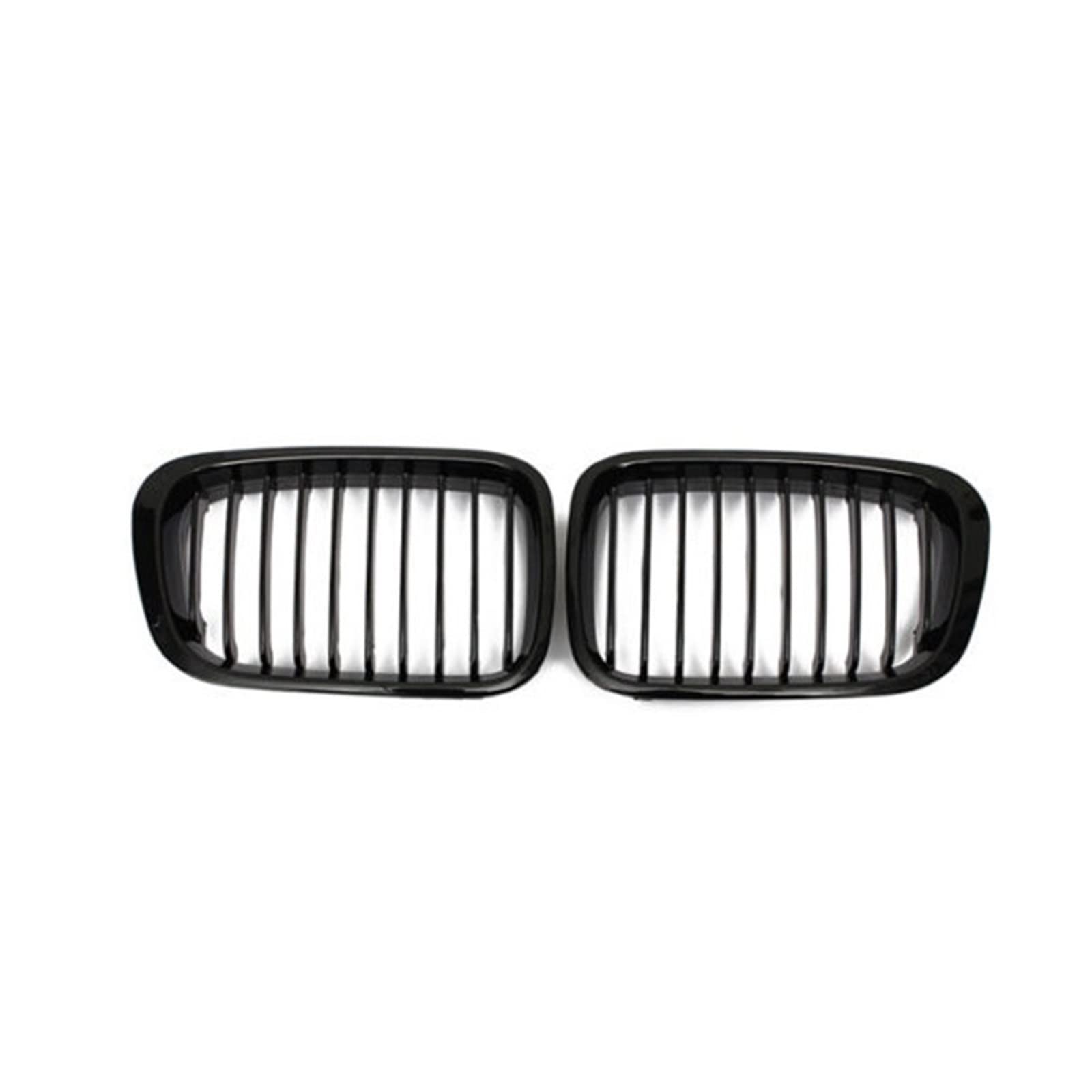 Rhyming Nierengrill, Kühlergrill for die vordere Stoßstange, passend for 3er-Serie BMW E46 Limousine 325i 330i 323i 1998–2002, Autozubehör(Kidney Grille 2) von GKALSUEGE