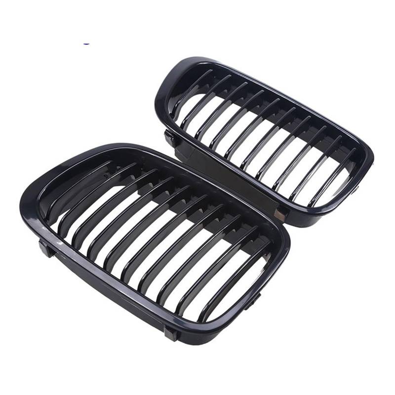 Rhyming Nierengrill, Kühlergrill for die vordere Stoßstange, passend for 3er-Serie BMW E46 Limousine 325i 330i 323i 1998–2002, Autozubehör(Kidney Grille 3) von GKALSUEGE