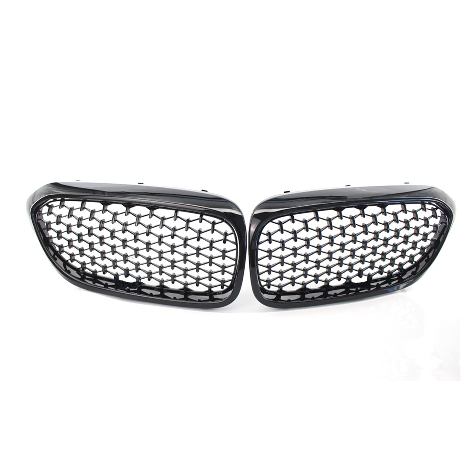 Vorne Diamant Niere Kühlergrill Gypsophila Grille for BMW G30 G31 5 Serie 525I 530I 540I 550I M5 ABS Silber Schwarz(Black) von GKALSUEGE