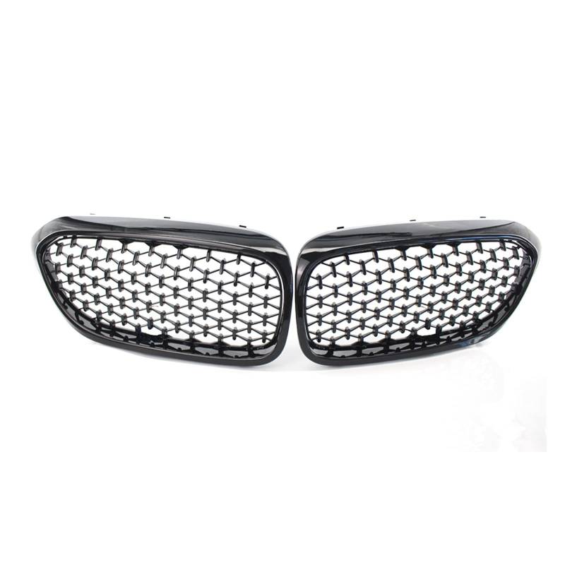 Vorne Diamant Niere Kühlergrill Gypsophila Grille for BMW G30 G31 5 Serie 525I 530I 540I 550I M5 ABS Silber Schwarz(Black) von GKALSUEGE