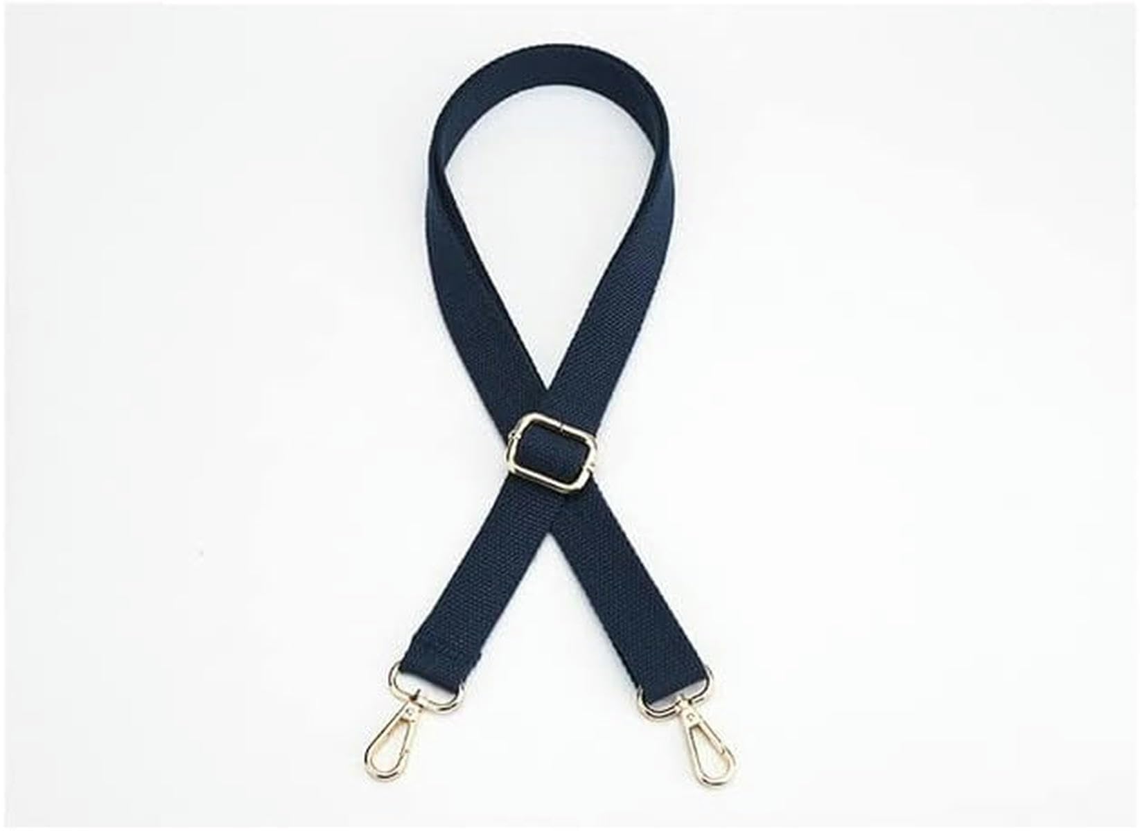 Taschenzubehör für Damen, Breite 2,5 cm, längenverstellbarer Riemen, Kleiner Taschengurt, Schultertaschengurte, Breite 2,5 cm, Blau-Metall-Silber Taschenzubehör für Damen, Breite 2,5 cm, längenverstellbarer Riemen, Kleiner Taschengurt, Schultertaschengurte, Breite 2,5 cm, Blau-Metall-Silber von GKLUTV