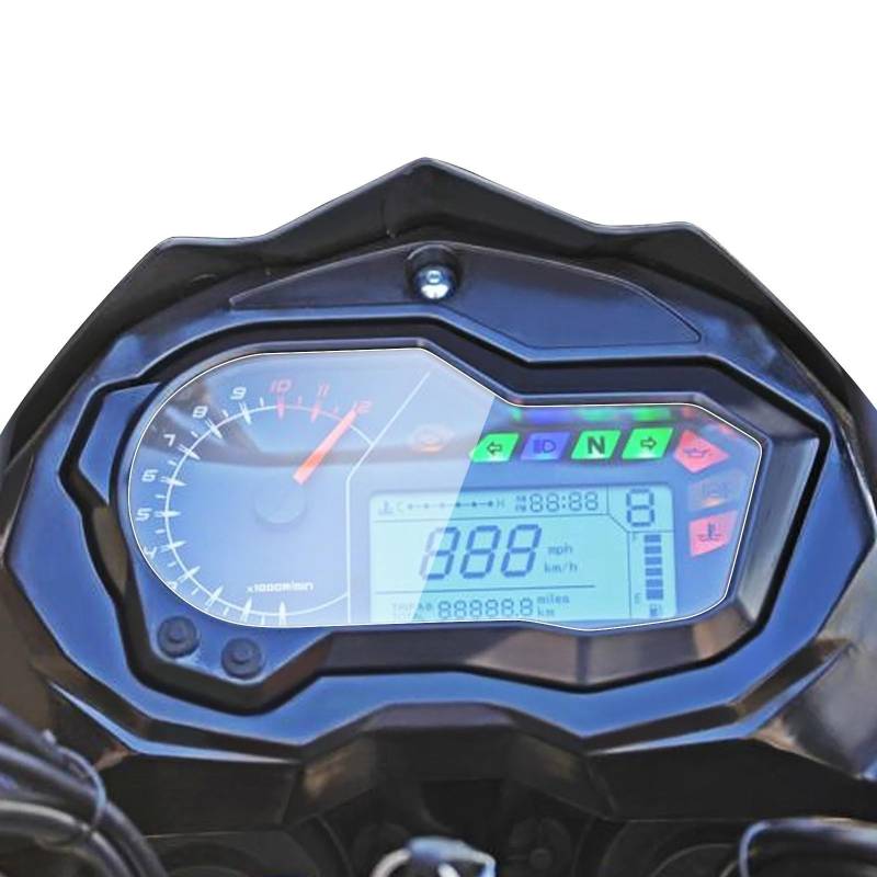 GKQRKVNM Displayschutzfolie Kompatibel Mit Benelli Für TRK502 Für TRK502X, 2 Stück, Motorrad-Tachometer-Cluster-Displayschutzfolie, Armaturenbrett-Displayschutzfolie von GKQRKVNM