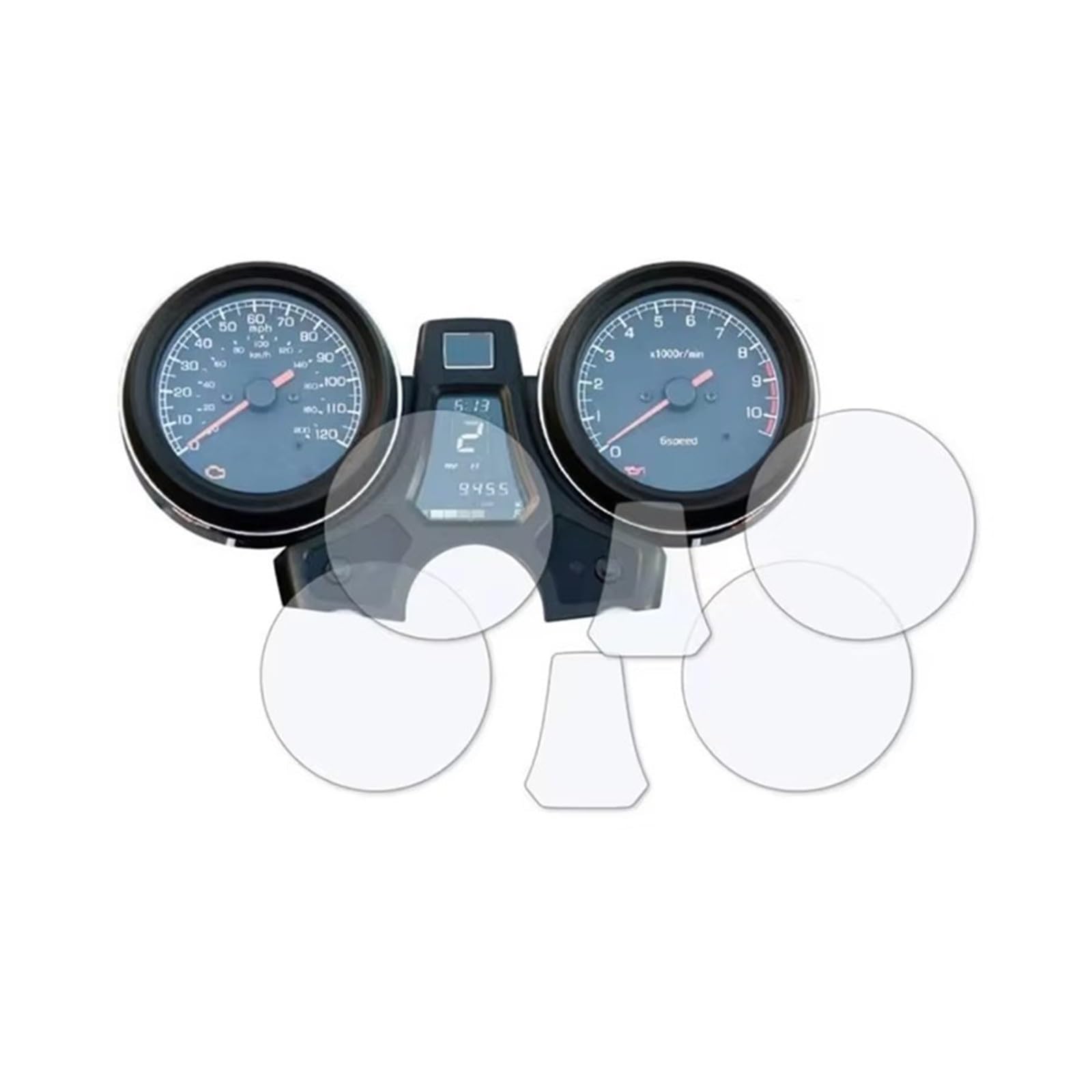 GKQRKVNM Displayschutzfolie Kompatibel Mit CB1100EX Für CB1100RS 2017-2021 2022, 2-teiliges Motorradzubehör, Tachocluster, Displayschutzfolie, Armaturenbrett-Instrumentenfolie GKQRKVNM Displayschutzfolie Kompatibel Mit CB1100EX Für CB1100RS 2017-2021 2022, 2-teiliges Motorradzubehör, Tachocluster, Displayschutzfolie, Armaturenbrett-Instrumentenfolie von GKQRKVNM