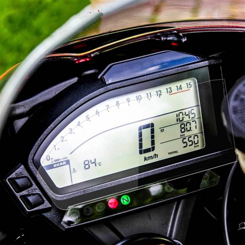 GKQRKVNM Displayschutzfolie Kompatibel Mit CBR1000RR Für Fireblade SP 2012 2013 2014 2015 2016, 2 Stück, Motorrad-Instrumentenfolie, Cluster-Tacho-Displayschutzfolie von GKQRKVNM