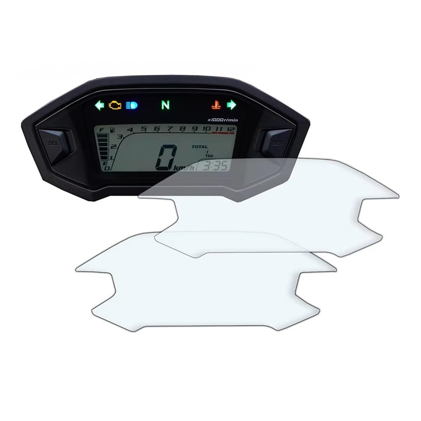 GKQRKVNM Displayschutzfolie Kompatibel Mit CBR500R Für CBR500F Für CBR500X Für CRF250L Für MSX125 2 STÜCKE Motorrad-Cluster-Displayschutzfolie, Armaturenbrett-Schutz, Instrumentenfolie GKQRKVNM Displayschutzfolie Kompatibel Mit CBR500R Für CBR500F Für CBR500X Für CRF250L Für MSX125 2 STÜCKE Motorrad-Cluster-Displayschutzfolie, Armaturenbrett-Schutz, Instrumentenfolie von GKQRKVNM