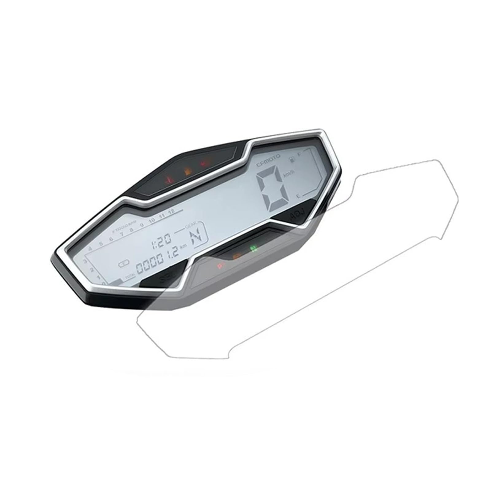GKQRKVNM Displayschutzfolie Kompatibel Mit CFMOTO Für 400NK Für 650NK Für 250SR 2018 2019 2020, 2 Stück, Motorradzubehör, Tacho, Armaturenbrett, Displayschutzfolie, Instrumentenfolie GKQRKVNM Displayschutzfolie Kompatibel Mit CFMOTO Für 400NK Für 650NK Für 250SR 2018 2019 2020, 2 Stück, Motorradzubehör, Tacho, Armaturenbrett, Displayschutzfolie, Instrumentenfolie von GKQRKVNM