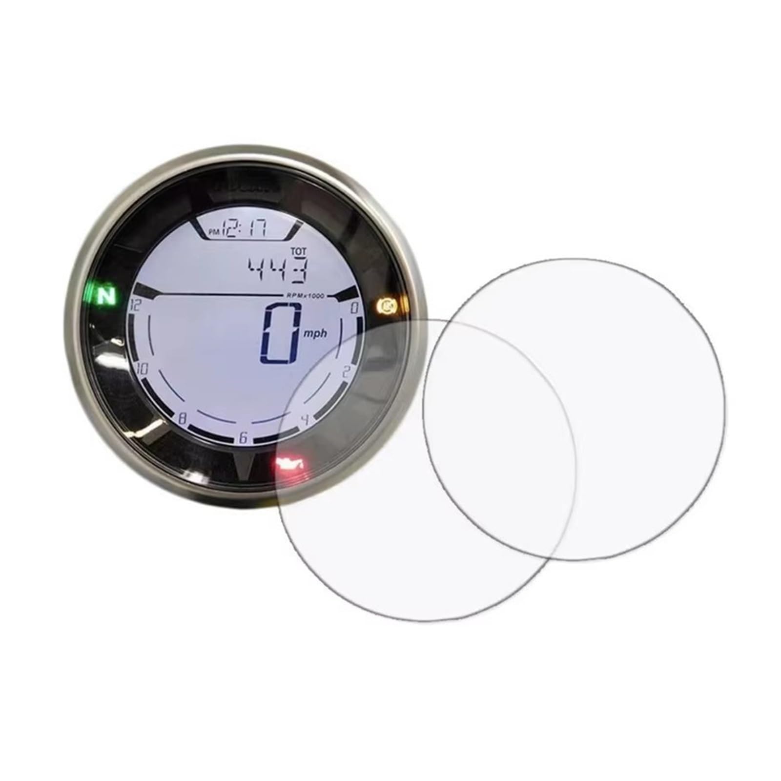 GKQRKVNM Displayschutzfolie Kompatibel Mit Ducati Für Scrambler 2015-2019 2020 2021 2022, 2 Stück, Motorrad-Armaturenbrett-Displayschutzfolie, Instrumenten-Tachometer-Schutzfolie GKQRKVNM Displayschutzfolie Kompatibel Mit Ducati Für Scrambler 2015-2019 2020 2021 2022, 2 Stück, Motorrad-Armaturenbrett-Displayschutzfolie, Instrumenten-Tachometer-Schutzfolie von GKQRKVNM