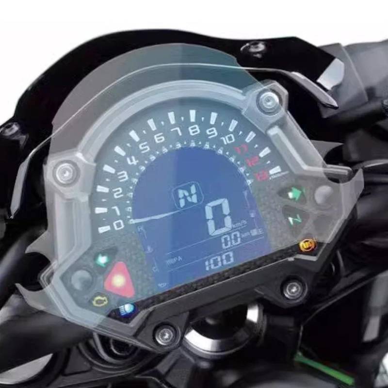 GKQRKVNM Displayschutzfolie Kompatibel Mit Kawasaki Für Z400 2019 2020 Für Z650 2017 2018 2019, 2 Stück, Motorrad-Armaturenbrett-Schutz, Kombiinstrument-Bildschirmschutzfolie von GKQRKVNM