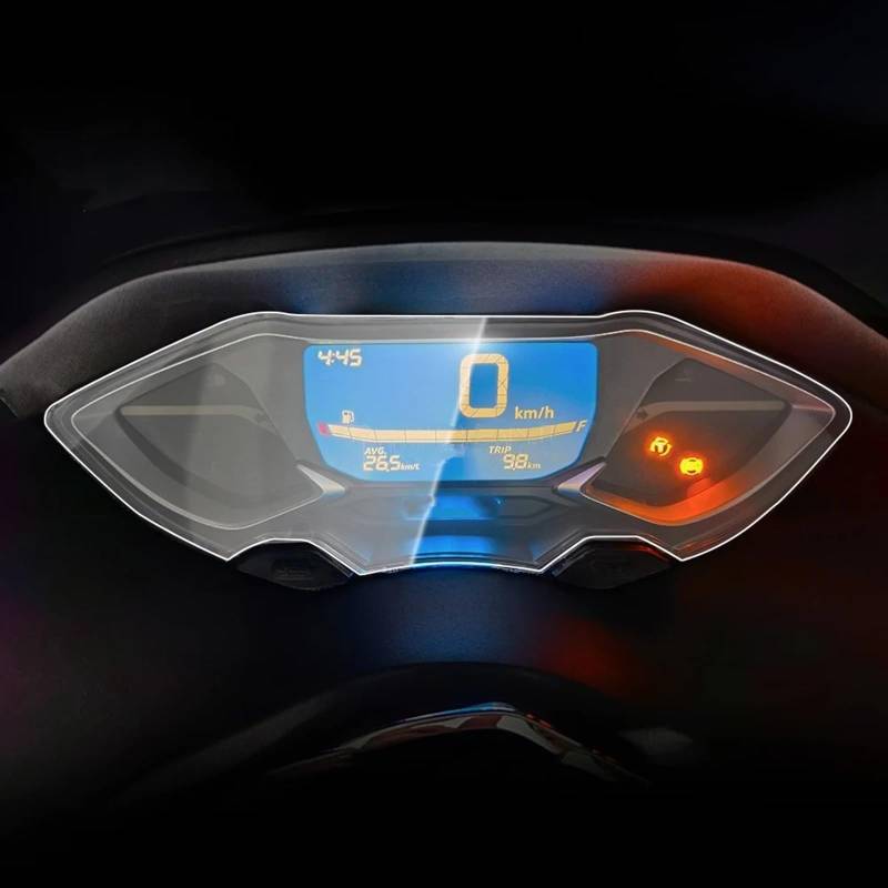 GKQRKVNM Displayschutzfolie Kompatibel Mit PCX 125 Für PCX125 2021, 2 Stück, Motorradzubehör, Cluster-Bildschirm, Armaturenbrett-Schutz, Instrumentenfolie. von GKQRKVNM