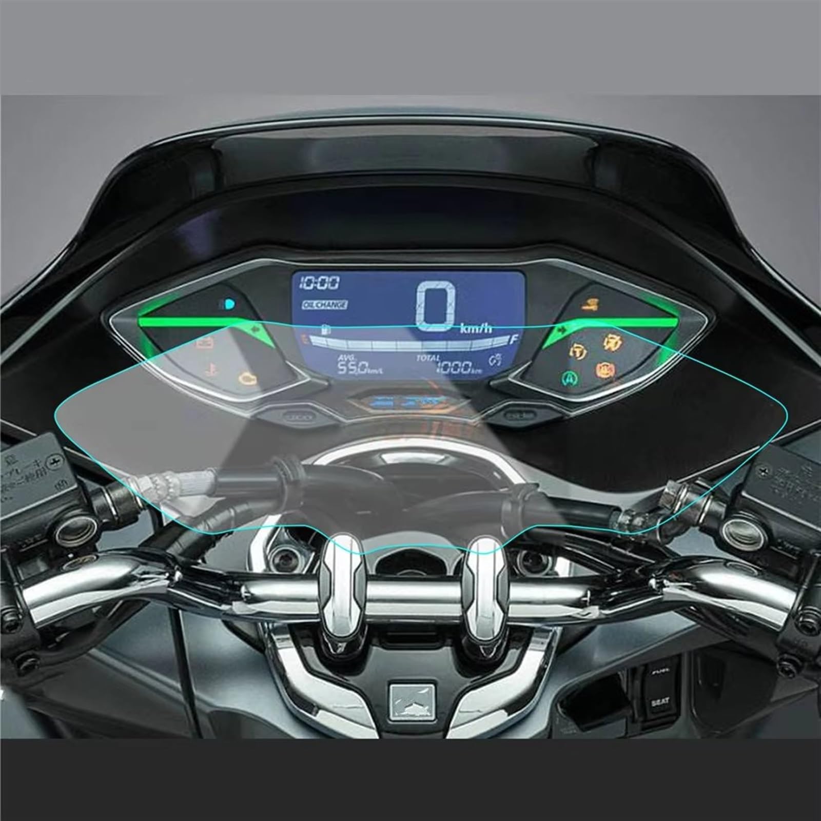 GKQRKVNM Displayschutzfolie Kompatibel Mit PCX160 2021-2022, 2 Stück, Motorrad-Cluster-Displayschutzfolie, Armaturenbrett-Instrumentenfolie GKQRKVNM Displayschutzfolie Kompatibel Mit PCX160 2021-2022, 2 Stück, Motorrad-Cluster-Displayschutzfolie, Armaturenbrett-Instrumentenfolie von GKQRKVNM