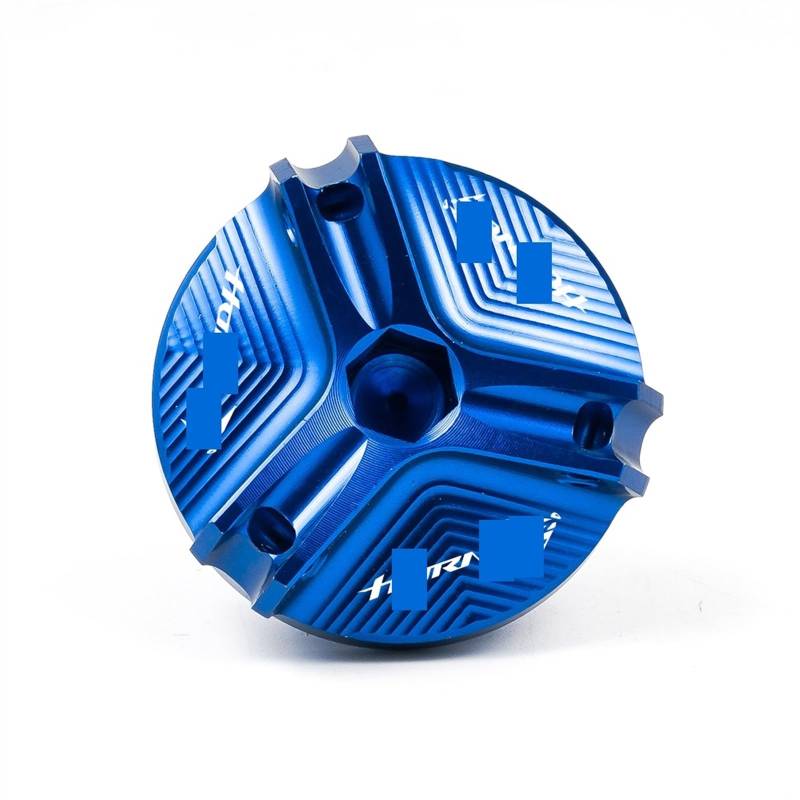 GKQRKVNM Kompatibel Mit CB750 Für Hornet 2022 2023 Motorradzubehör Vordere Bremsflüssigkeitsbehälterdeckel Motoröl-Einfülldeckel(Oil Filler Cap-Blue) von GKQRKVNM