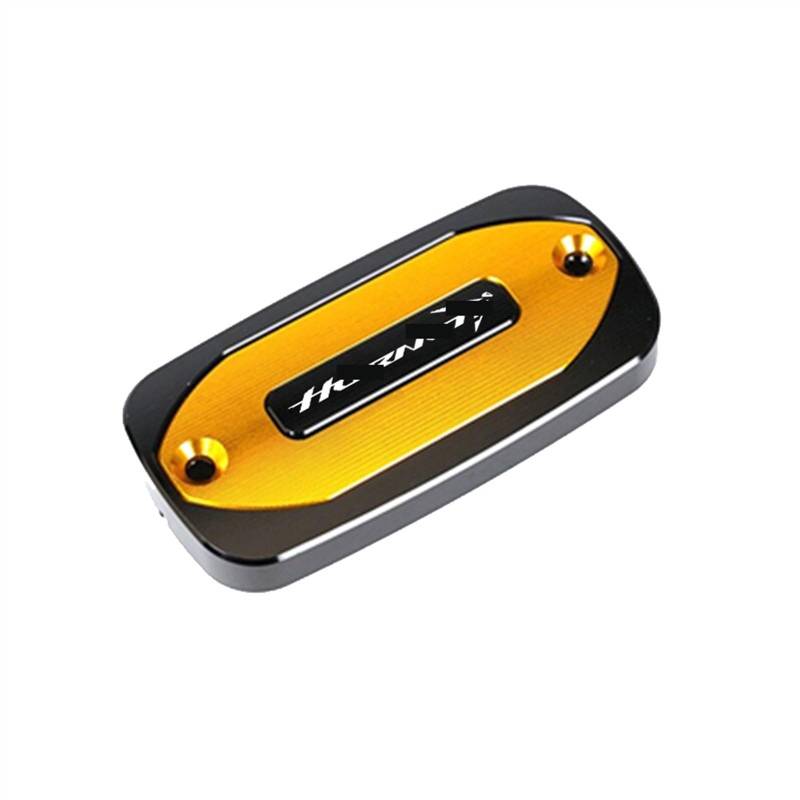 GKQRKVNM Kompatibel Mit CB750 Für Hornet 2022 2023 Motorradzubehör Vordere Bremsflüssigkeitsbehälterdeckel Motoröl-Einfülldeckel(Reservoir Cap-Gold) von GKQRKVNM