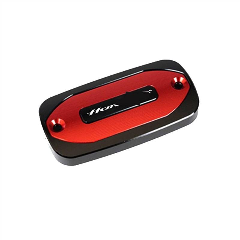 GKQRKVNM Kompatibel Mit CB750 Für Hornet 2022 2023 Motorradzubehör Vordere Bremsflüssigkeitsbehälterdeckel Motoröl-Einfülldeckel(Reservoir Cap-Red) von GKQRKVNM
