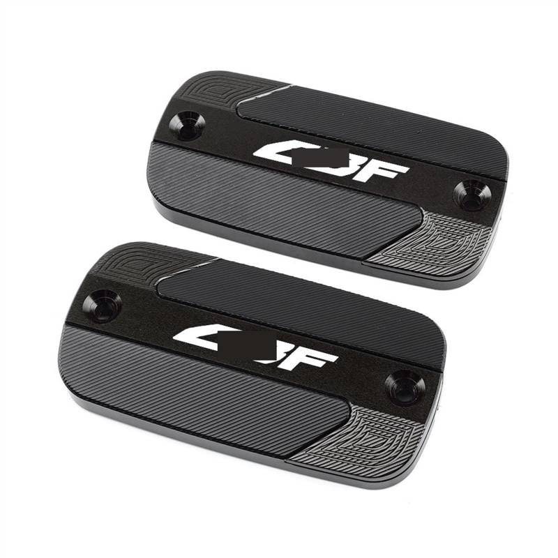 GKQRKVNM Kompatibel Mit CBF500 Für CBF600 2004 2005 2006 2007 Für CBF600S 2004-2014 Motorradzubehör Vorderer Bremsflüssigkeitsbehälterdeckel Zylinderöltankdeckel(1 Pair Black) von GKQRKVNM