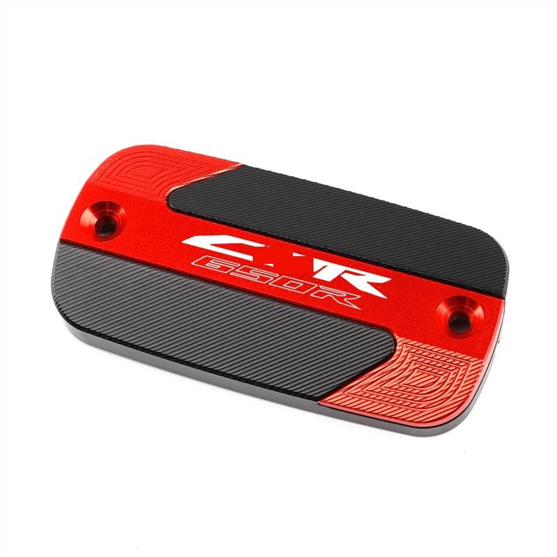 GKQRKVNM Kompatibel Mit CBR 650R Für CBR650R 2019 2020 Motorrad-Abdeckkappe Für Hauptbremszylinder-Flüssigkeitsbehälter Vorn(Red) von GKQRKVNM
